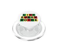 Lift Every Voice Black National Anthem Black Pride History PopSockets PopGrip for MagSafe