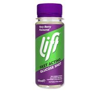 Lift Fast-Acting Glucose Energy Juice Shots, Very Berry, 12 Pack of 60 ml Bottles