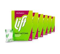 Lift Individually Wrapped Fast-Acting Glucose Chewable Energy Tablets, Raspberry, 6 Pack of 20 Tablets