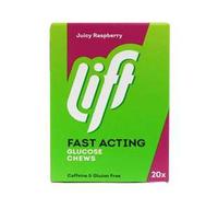 Lift Glucose Chews Raspberry Box 20
