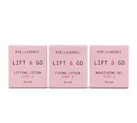 Lift & Go Eyeluvlashes Lash Lifting Brow Lamination Sachet Set Express System Vegan Cruelty Free 30 x SACHETS (10 x LIFTING/FIXING/NOURISHING)