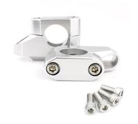 Lift Handlebar Riser 28mm 1 1/8" Offset Handlebar Risers Moved Up For GSX-S750/1000GX/ 8S RM-Z250/450 For V-Strom 1000 DL1000 XT 1050 XT/ADV(Silver)
