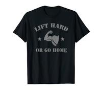 Lift Hard Or Go Home Power Muscle Biceps Triceps Gym gift T-Shirt
