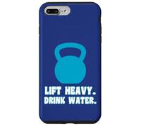 Lift Heavy Drink Water Motivation Gym Fitness Hydration Case for iPhone 7 Plus/8 Plus