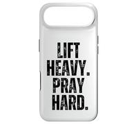 Lift Heavy Pray Hard Christian Weight Lifter cool gym Case for iPhone Air