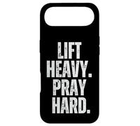 Lift Heavy Pray Hard Christian Weight Lifter cool workout Case for iPhone Air