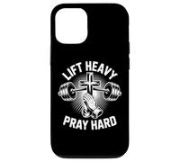 lift heavy pray hard with cross Case for iPhone 12/12 Pro