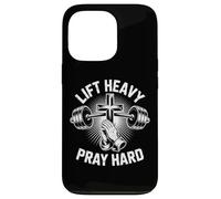 lift heavy pray hard with cross Case for iPhone 13 Pro