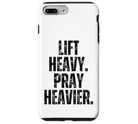 Lift Heavy Pray Heavier Weightlifting Motivation lifting Case for iPhone 7 Plus/8 Plus