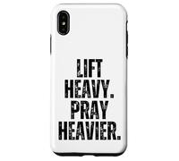 Lift Heavy Pray Heavier Weightlifting Motivation lifting Case for iPhone XS Max