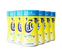Lift • Instant Lemon Flavoured Tea • Reduced Sweetness • 6 x 165g Jar (Multipack) • Enjoy Hot or Cold • Refreshing • Sweet • Citrus • Convenient • Just Add Boiling Water • 24kcal per 2 heaped tsp