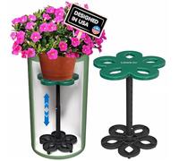 Lift Kit Planter Insert Tall Column Plant Riser Fill Bottom of Tall Flower Pots and Large Plant Containers | Indoor and Outdoor (11-17" Rise, 10" Base, 10" Top)