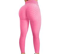 Lift Leggings for Women Scrunch Bums Anti Cellulite Gym Leggings Ladies High Waisted Tummy Control Stretch Yoga Pants Honeycomb No See Through Running Leggings