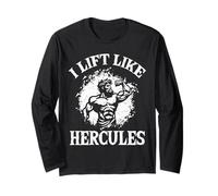 Lift Like Hercules Ancient Greece God Greek Mythology Long Sleeve T-Shirt