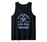 Lift Like No One's Watching Fun Gorilla Gym Muscle Exercise Tank Top