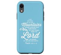 Lift My Eyes Where Does My Help Come From The Lord Psalm 121 Case for iPhone XR