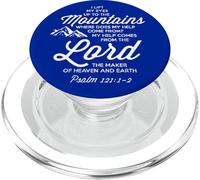 Lift My Eyes Where Does My Help Come From The Lord Psalm 121 PopSockets PopGrip for MagSafe