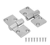 Lift Off Hinges 2PCS 316 Stainless Steel Take Apart Boat Hinge Heavy Duty Casting with Screws Lift-Off Hatch Mirror Polished