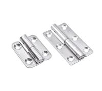 Lift Off Hinges 2Pcs SUS304 Stainless Steel Detachable Door Hinges Rust Proof Thick Connector for Cabinet(75x50x2.5 Left)