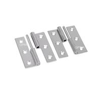 Lift Off Hinges 5Pcs Revolving Door Hinge Stainless Steel Flag Shape Simple Home Hardware Accessories(2)