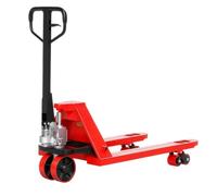 Lift Platform Manual Pallet Jack with Dual Release System for Industrial Loading Operations(2000kg,Large)