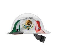Lift Safety DAX Fiber Resin Full Brim Hard Hat (Mexican Flag)