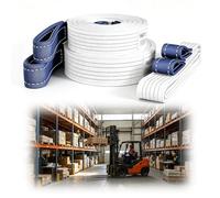 Lift Sling Straps,Heavy Duty Double Eye Web Lifting Sling - Capacity Strap For Crane, Hoisting, Tree Removal & Towing(5T,3m)