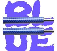 Lift Support Front Bonnet Hood Modify Gas Struts Carbon Fiber Spring Damper For Mitsubishi For Lancer EVO1-3 For Evolution I II III CD9A CE9A 92-96 Front Bonnet Gas Struts(BLUE CARBON FIBER)
