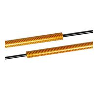 Lift Support System For Mazda3 For BM 2013-2018 Hatchback Trunk Boot Lift Support Spring Piston Rods Shock Prop Back Door Pillar Rear Tailgate Gas Struts(Yellow carbon fiber)
