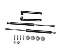 Lift Supports Modify Gas Spring For Citroen For DS3 2009-2016 Front Bonnet Hood Struts Prop Rod Lift Support Carbon Fiber Hydraulic Damper Pistons Hood Struts(Normal black)