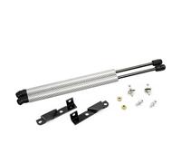Lift Supports Spring 2PCS For Kuga For Escape 2013-2019 Front Hood Bonnet Carbon Fiber Gas Struts Shock Damper Lift Supports(Silver carbonfiber)