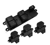 Lift Switches Car Window Lift Button For Nissan For Qashqai J10 2007-2011 25401EB30B Automotive Switch Electric Power Plastic Regulator(BLACK 1)