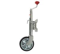 Lift Swivel Trailer Jack Trailer Jack Wheel Foot Tongue Galvanized Steel 1500 Lbs Adjustable Heavy Duty Marine Swivel for Yacht RV