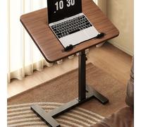 Lift Table Height Adjustable, Flip-Up Desktop C-Shaped End Table, Foldable Compact Sofa Side Table, Laptop Table Living Compact Coffee Table