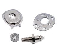 Lift the dot kit socket and plate and M5 x 10mm threaded studs and nuts boat canopy canvas cover Pack of 5