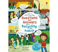 Lift-the-flap Questions and Answers About Recycling and Rubbish Book Katie Daynes Multi One Size