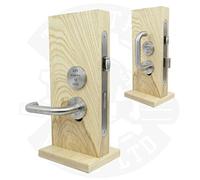 Lift to Lock Disabled Toilet Mortice Door Lock Stainless Steel