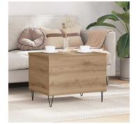 Lift-Top Coffee Table Artisan Oak 60x44.5cm Engineered Wood Hairpin Legs Storage