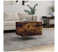 Lift-Top Coffee Table Smoked Oak 60x44.5x45cm Engineered Wood Storage Adjustable