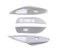 lift trim switch panel cover Car Window Glass Lift Button Switch Door Armrest Panel Trim Cover Trim for Corolla 2019-2024