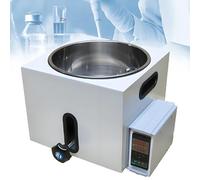 Lift Type Lab Water Bath, 5L LED Digital Heating Device, Stainless Steel Liner, Constant Temperature Control, PID Intelligent Temperature Control for Scientific Experiments