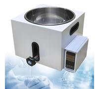 Lift Type Lab Water Bath, Stainless Steel Liner Thermostatic Heater Equipment, PID Intelligent Room Temperature Control to 250℃, Digital Heating Devices, for Heating Chemistry Biological Experiment 5L