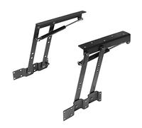 Lift up Top Modern Coffee Table Desk Mechanism Hardware Fitting Convertible Furniture Hinge Spring Stand Rack Bracket 240mm/9.45 Inch (Air-Operated)