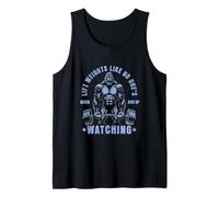 Lift Weights Like No One's Watching Fun Gym Exercise Muscles Tank Top
