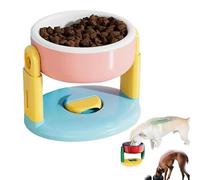 Liftable Suction Cup Pet Bowl,Adjustable Height Food and Water Dish for Cat or Dog,Easy Clean Durable Design Feeder, for Small Medium Large Dog Cat (Pink)