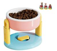Liftable Suction Cup Pet Bowl, Tilted Design, Adjustable Height Food And Water Dish For Cat Dog, For All Pets, Easy To Clean, Durable Design