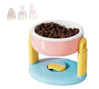 Liftable Suction Pet Bowl, Adjustable Height Cat And Dog Food And Water Tray, Suitable For Small And Large Pets, Slow Feeding Bowl For Pets, Three-Layer Adjustable Height