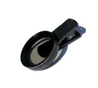 LIFTATAPA 52mm CPL Phone Camera Lens, Clip-On Cellphone Lens CPL Filter Polarizer, Universal Cell Phone Camera Lens Compatible with Most Mobilephone Models(Black)