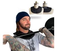 LiftCollar Barbell Squat Pad with Anti-Bruise Protection, Professional Stabilizing Padding for Weight Lifting, Squats & Cross Training SWOLE Cushioned Collarbone L