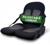 Lifted Lumbar: Lumbar Support Pillow for Office Chair | Adjustable, Doctor-Developed Back Seat Cushion for Chairs, Couches, and Cars | Ergonomic Pressure Relief & Enhanced Blood Flow